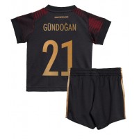 Maglie da calcio Germania Ilkay Gundogan #21 Seconda Maglia Bambino Mondiali 2022 Manica Corta (+ Pantaloni corti)